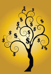 http://www.dreamstime.com/stock-photos-money-tree-gold-background-image13773743