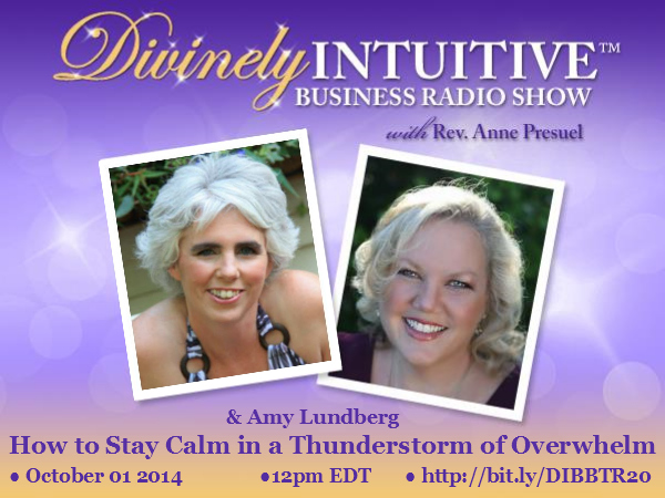 Divinely Intuitive Business Radio Show with Rev. Anne Presuel and Amy Lundberg